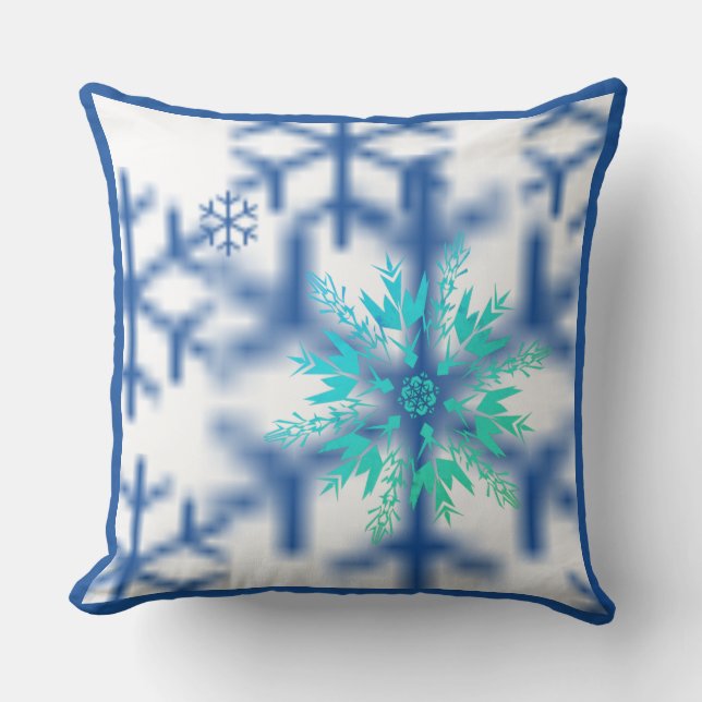 WINTER großes Kissen im Freien (Vorderseite)