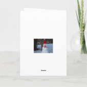 Winter-Gruß-Karte Karte (Rückseite)