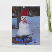 Winter-Gruß-Karte Karte (Vorderseite)