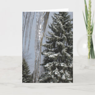 Winter-Grußkarte Feiertagskarte
