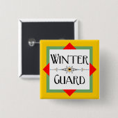 Winter Guard Gold Block Button (Vorne & Hinten)