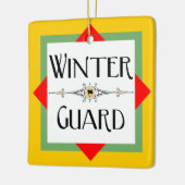 Winter Guard Gold Block Keramikornament (Links)