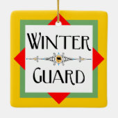 Winter Guard Gold Block Keramikornament (Rückseite)