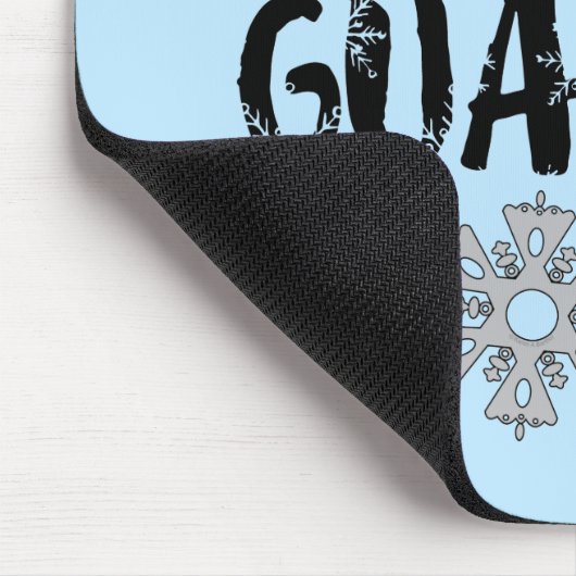 Winter Guard Snowflake Mouse Pad Mousepad (Ecke)