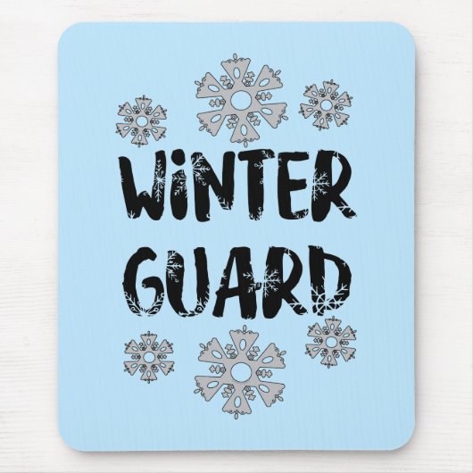 Winter Guard Snowflake Mouse Pad Mousepad (Vorne)