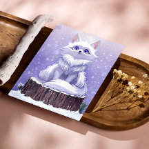 Winter Guardian : Fantasievoller Polarfuchs-Wildli