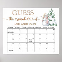 Winter Guthaben den Fälligkeitsterminkalender