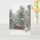 Winter-Halle-Karte Karte (Gelbe Blume)