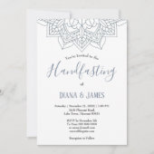 Winter Handfasts Snowflake Mandala Wedding (Vorderseite)