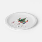 Winter Happy Holidays Paper Teller (Schrägansicht)