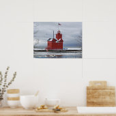 Winter Harbor Poster (Küche)