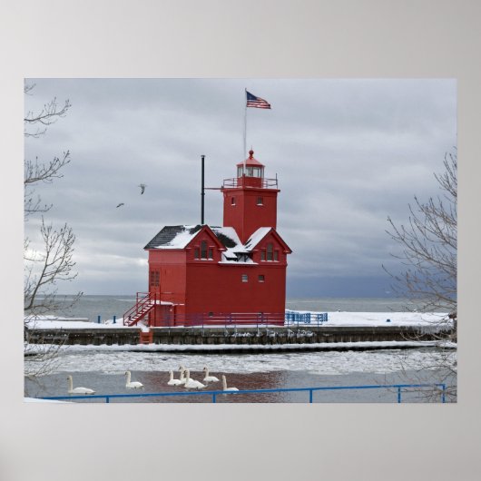 Winter Harbor Poster (Vorne)