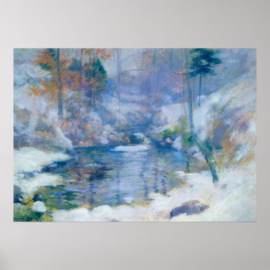 Winter Harmony, 1890-1900 von John Henry Twachtman Poster (Vorne)