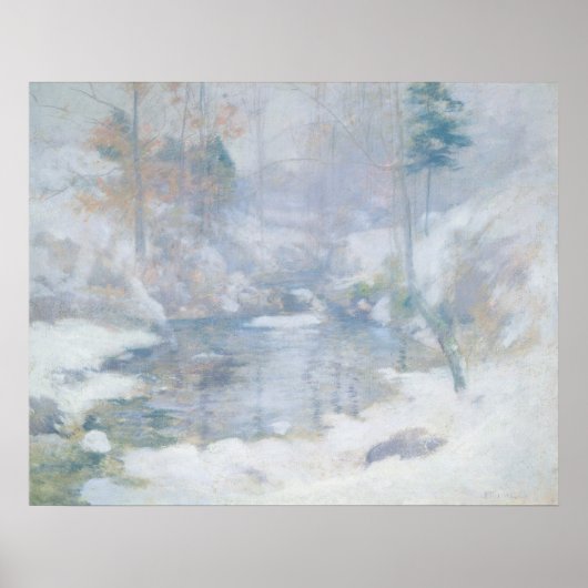 Winter Harmony - John H. Twachtman Fine Art Poster (Vorne)