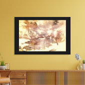 Winter Harmony', John Henry Twachtman._Landscapes Leinwanddruck (Insitu (Wohnzimmer))