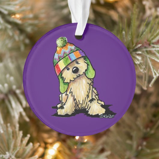 Winter Hat Terrier Dog Ornament (Baum)