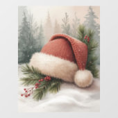 Winter Hat Window Cling Fensteraufkleber (Blatt)