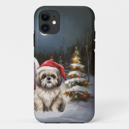 Winter Havanese Caravan Weihnachtsabenteuer Case-Mate iPhone Hülle (Rückseite)