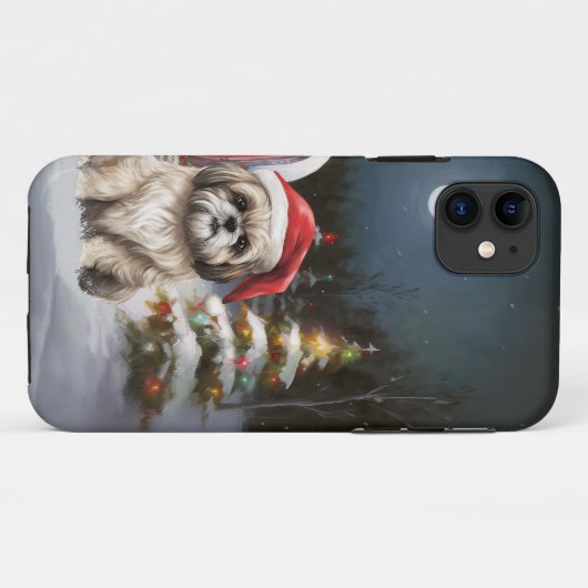 Winter Havanese Caravan Weihnachtsabenteuer Case-Mate iPhone Hülle (Rückseite (Horizontal))
