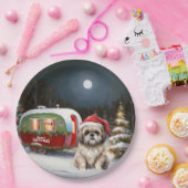 Winter Havanese Caravan Weihnachtsabenteuer Pappteller (Party)