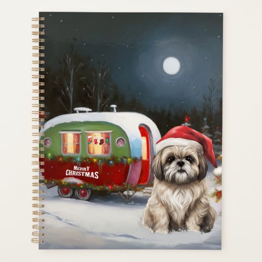Winter Havanese Caravan Weihnachtsabenteuer Planer (Vorderseite)