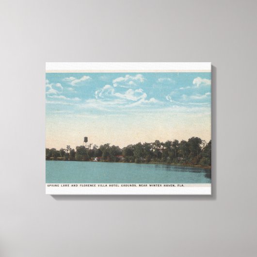 Winter Haven, Florida - Aussicht auf den Frühling Leinwanddruck (Vorderseite)