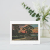 Winter Haven, Florida - Sonnenuntergang Aussicht a Postkarte (Stehend Vorderseite)