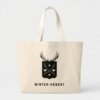 Winter-Hébert - Wappen-Tasche Jumbo Stoffbeutel