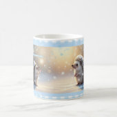 Winter Hedgehog Mug – Cute Snowflake Kaffeetasse (Mittel)