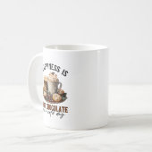 Winter-Heiße Schokolade Kaffeetasse (Vorderseite Links)