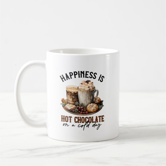 Winter-Heiße Schokolade Kaffeetasse (Links)