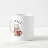 Winter-Heißer Schokolade Kaffeetasse (Vorderseite Links)