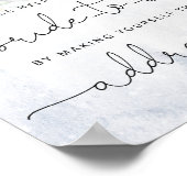 Winter helfen der geschäftigen Braut Adresse und U Poster (Ecke)