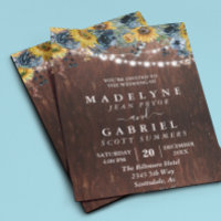 Winter Herbst Sonnenblume Hochzeit floral rustikal