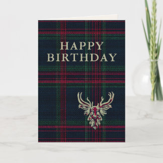 Winter Heritage Tartan | Lodge-Jubiläum Karte