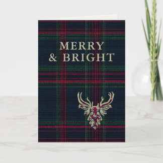 Winter Heritage Tartan | Lodge Merry & Bright Feiertagskarte