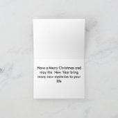 Winter-Hexenkarte Feiertagskarte (Innenseite)