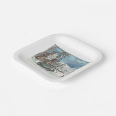 Winter Hideout Pappteller (Gewinkelt)