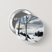 Winter Hillside Button (Vorne & Hinten)