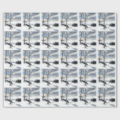 Winter Hillside Geschenkpapier (Flach)