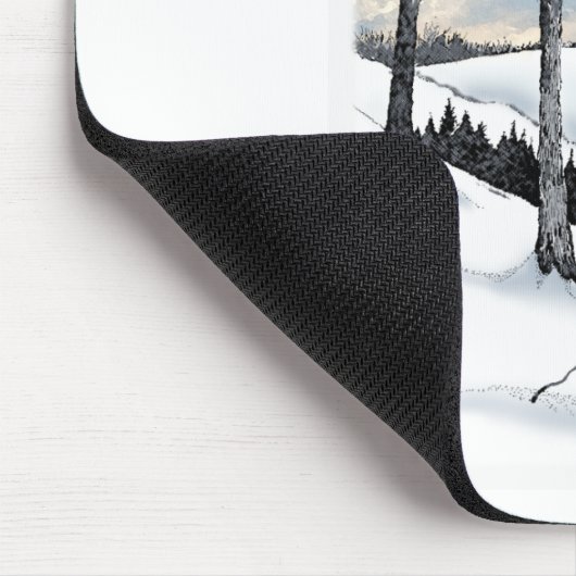Winter Hillside Mousepad (Ecke)