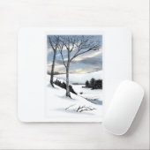 Winter Hillside Mousepad (Mit Mouse)