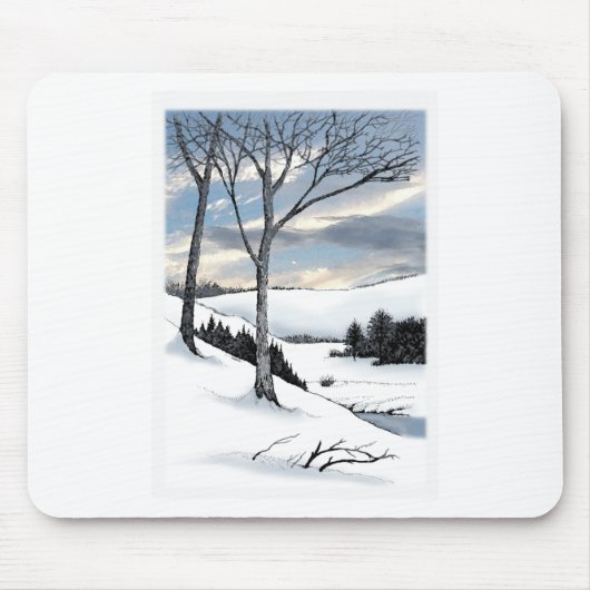 Winter Hillside Mousepad (Vorne)