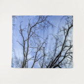 Winter-Himmel Wandteppich (Vorderseite (Horizontal))