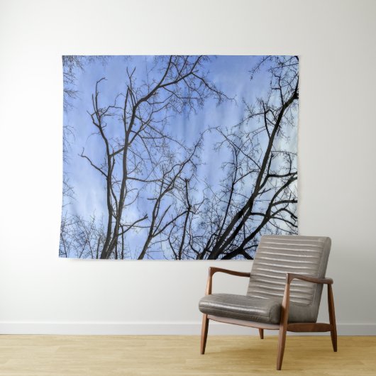 Winter-Himmel Wandteppich (Beispiel (Horizontal))