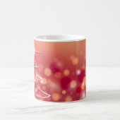 Winter Hintergrund mit Weihnachtsbaum Kaffeetasse (Mittel)