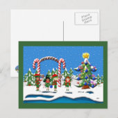 Winter Hinterland Postkarte (Vorne/Hinten)