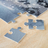 Winter-Hirsch-Puzzle Puzzle (Seite)