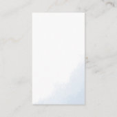 Winter-Hirschbaby-Duschkabine Begleitkarte (Rückseite)