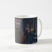Winter-Hirschwald-Kaffeetasse Kaffeetasse (VorderseiteRechts)